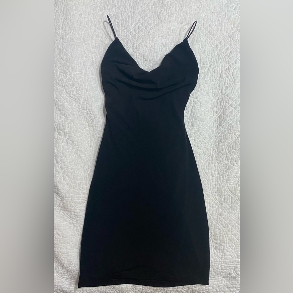 black mini dress!